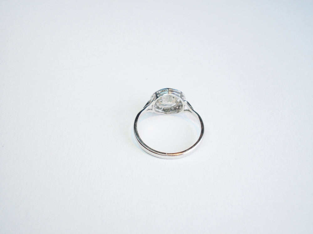 Antique Art Deco Diamond Cluster Ring