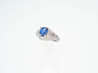 Vintage Sapphire and Diamond Ring
