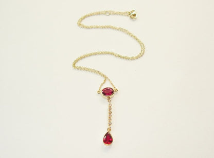 Gold Rubelite Pendant