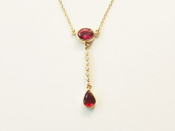 Gold Rubelite Pendant