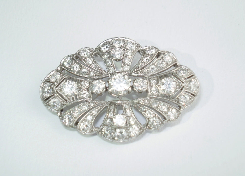 Vintage Diamond Brooch