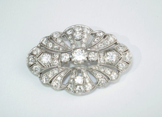 Vintage Diamond Brooch