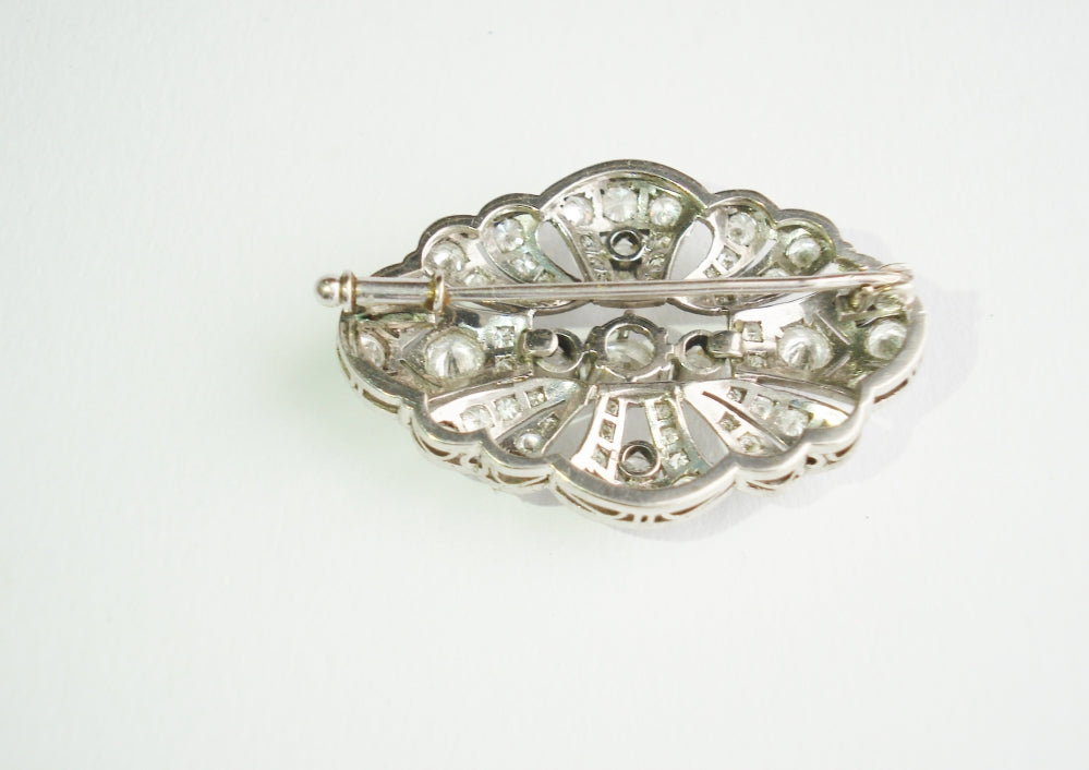 Vintage Diamond Brooch