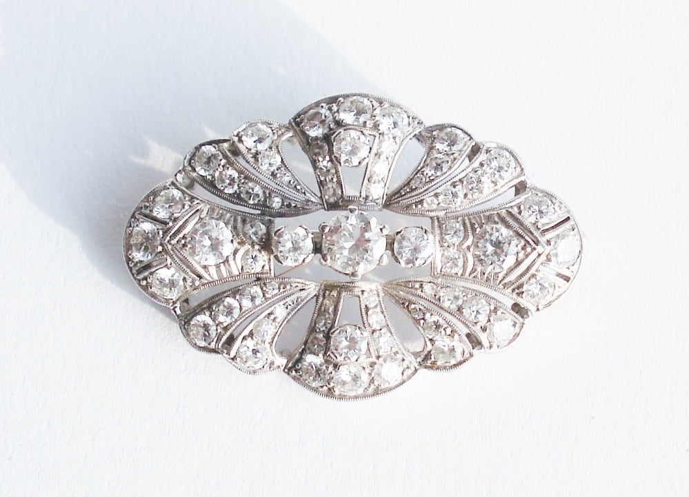 Vintage Diamond Brooch