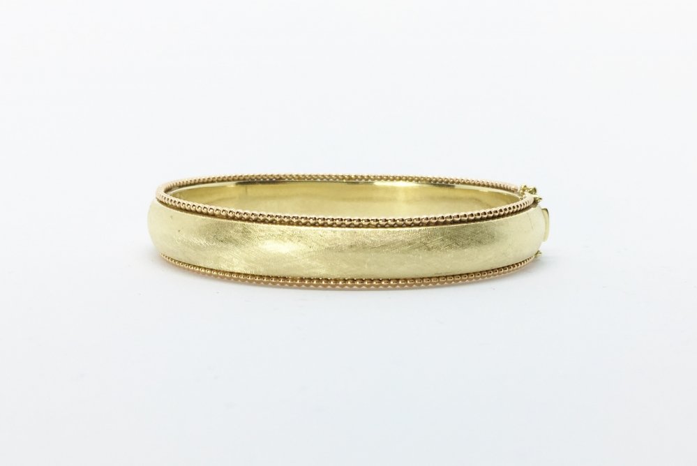 Vintage Matte Gold Bracelet