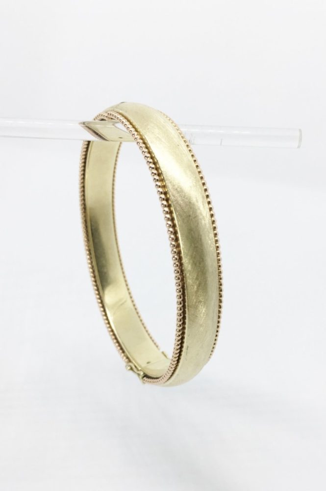 Vintage Matte Gold Bracelet