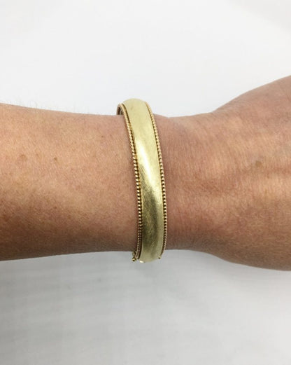 Vintage Matte Gold Bracelet