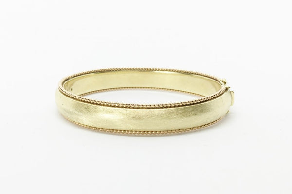 Vintage Matte Gold Bracelet