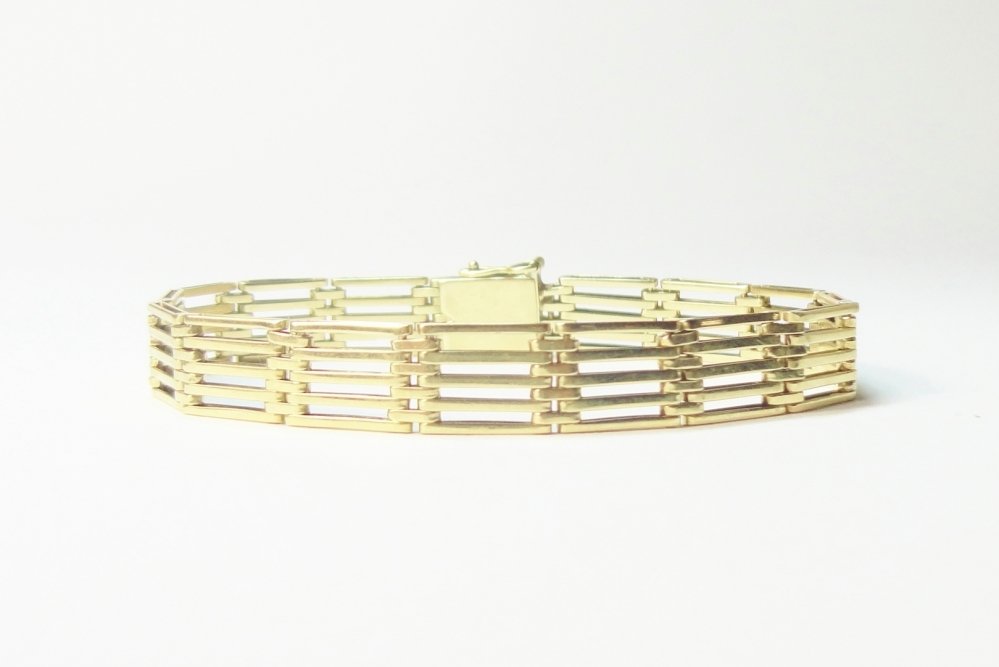 Vintage Gold Link Bracelet