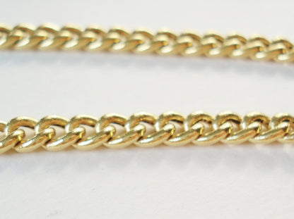 Vintage Gold Long Link Necklace