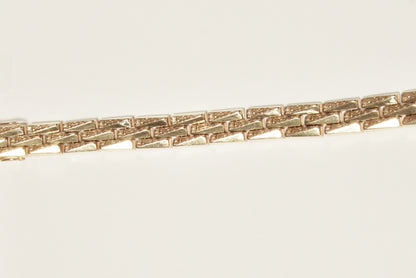 Vintage Brick Link Gold Bracelet
