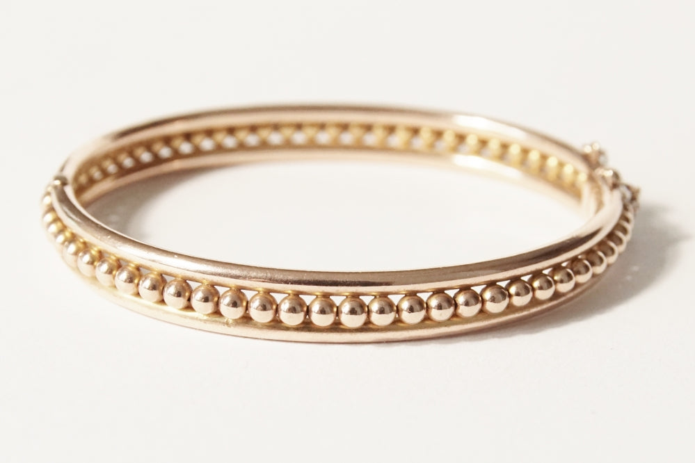 Rose Gold Bead Detail Bracelet