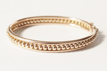 Rose Gold Bead Detail Bracelet