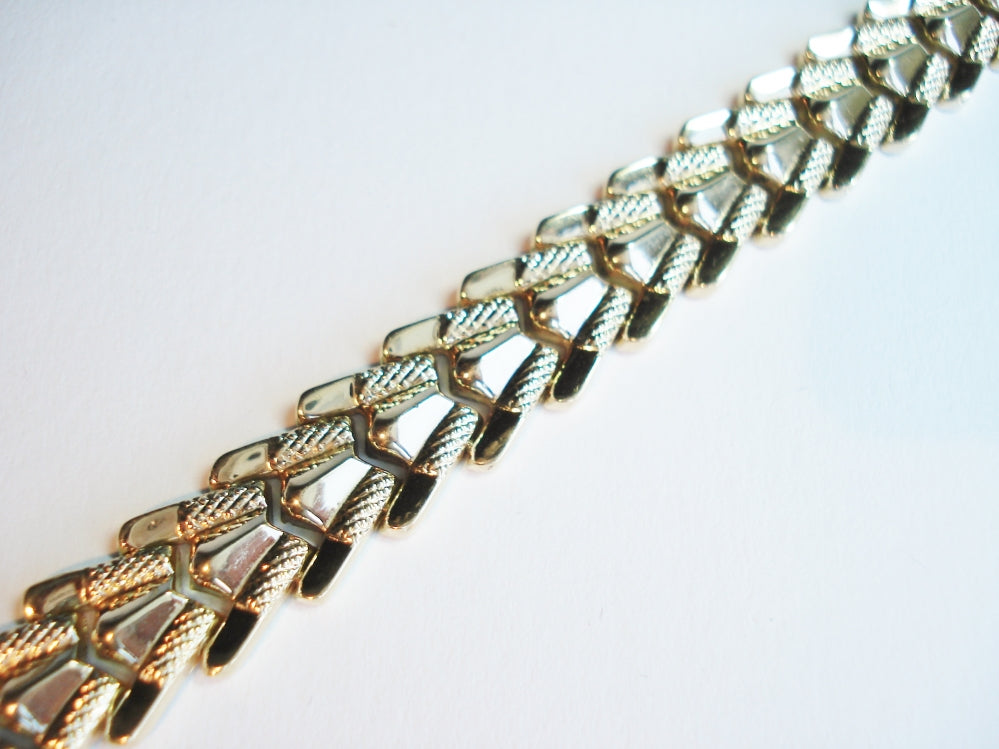 Vintage Gold Link Bracelet