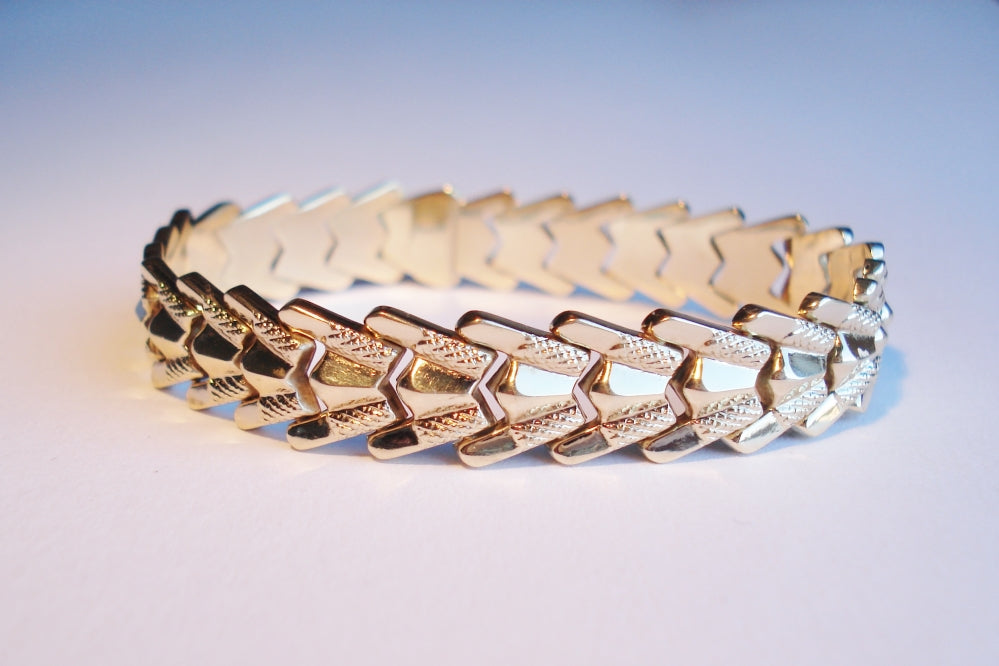Vintage Gold Link Bracelet
