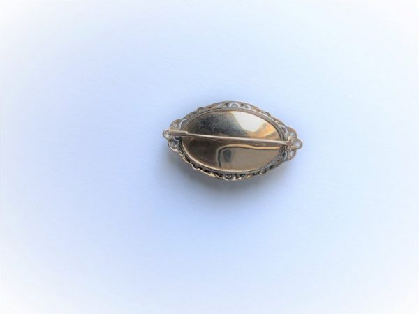 Antique Art Deco Crystal Brooch