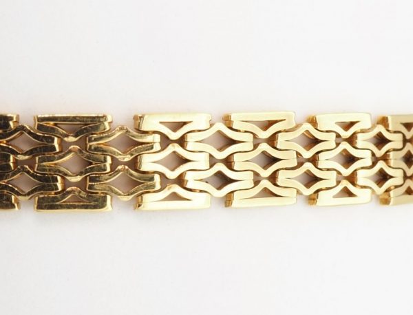 Vintage 1970s Yellow Gold Bracelet