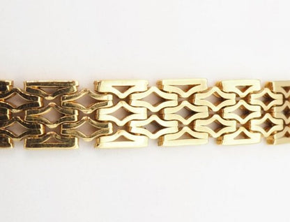 Vintage 1970s Yellow Gold Bracelet
