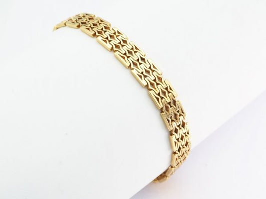 Vintage 1970s Yellow Gold Bracelet