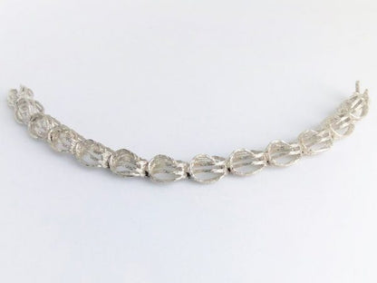 Round Fantasy Link White Gold Bracelet