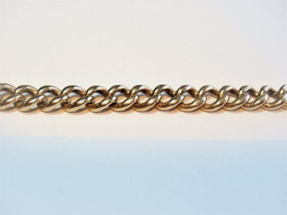 Antique Gold Link Bracelet