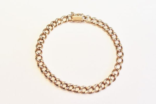 Antique Gold Link Bracelet