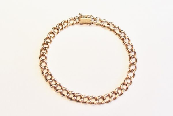 Antique Gold Link Bracelet