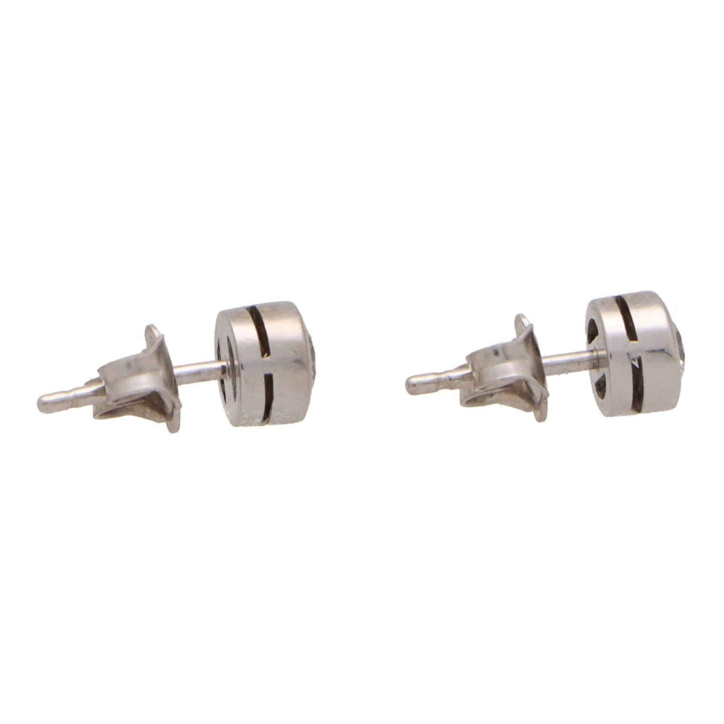 Diamond Stud Earrings in 18 Carat White Gold