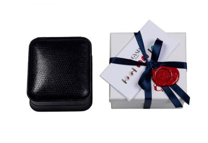 Jade, Emerald and Lapis Lazuli Submarine Mine 18ct Gold Cufflinks