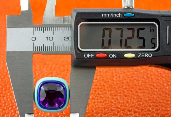 Amethyst, Lapis Lazuli, Turquoise and Mother of Pearl 18 Carat Yellow Gold Earrings