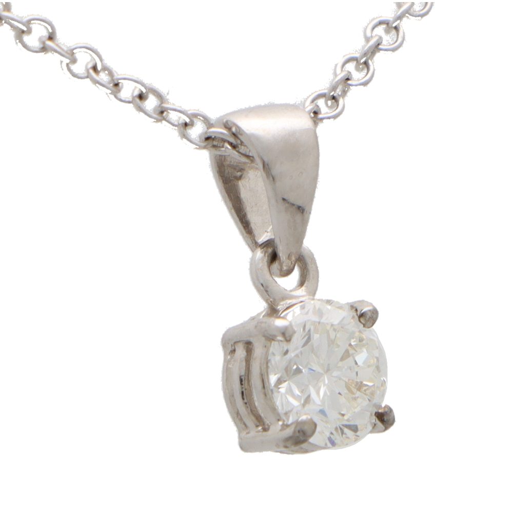 0.50ct Diamond Solitaire Pendant