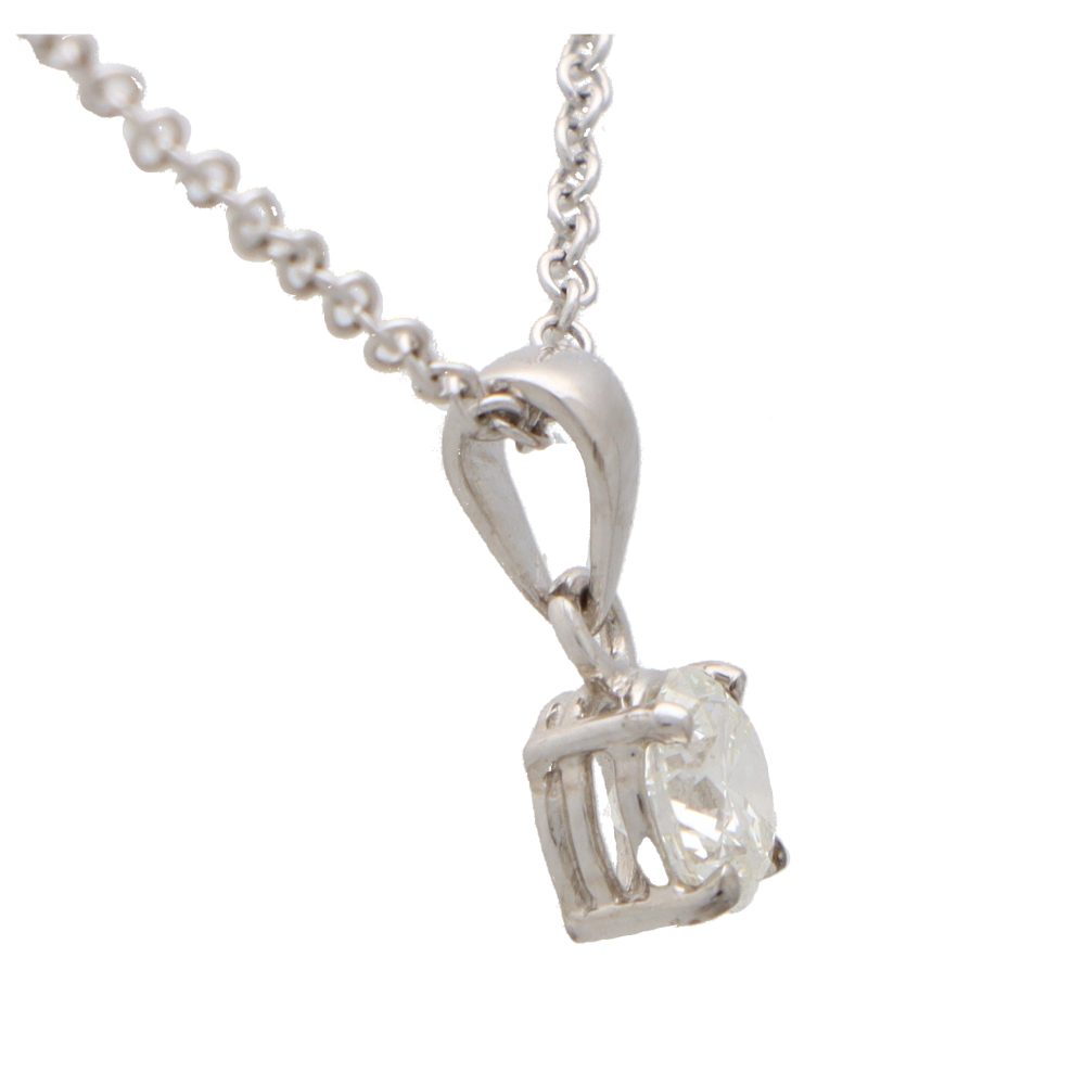 0.50ct Diamond Solitaire Pendant