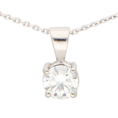 GIA Certified 0.50ct Diamond Solitaire Pendant