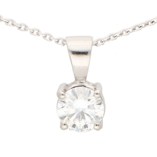 GIA Certified 0.50ct Diamond Solitaire Pendant