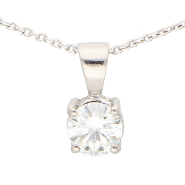 GIA Certified 0.50ct Diamond Solitaire Pendant