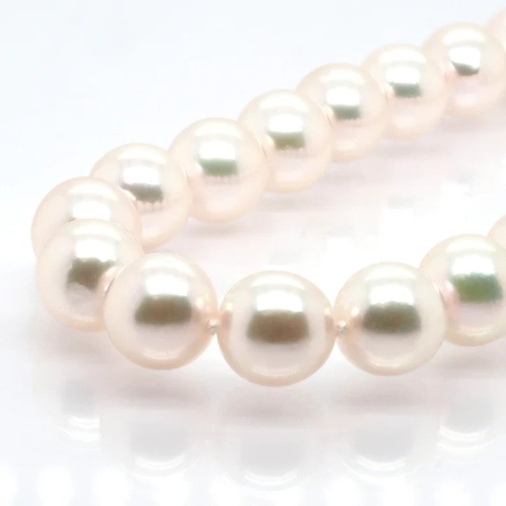 Akoya Pearl Necklace with 18ct White Gold Clasp