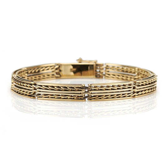 Antique 15ct Gold Fancy Link Bracelet