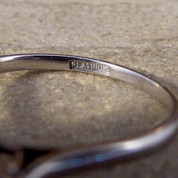 Antique Art Deco 1.25ct Sapphire and Diamond Cluster Platinum Ring