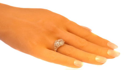 Antique Art Deco 1.74ct Old European Cut Diamond Ring