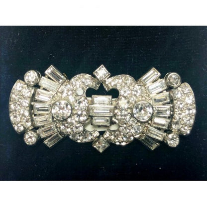 Antique Art Deco Diamond Brooch