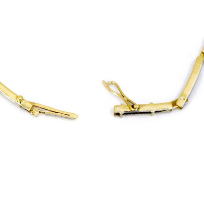 Antique Art Deco Diamond and Sapphire Panel Bracelet