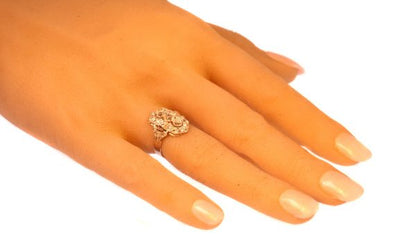 Antique Art Deco Old Brilliant Cut Diamond Platinum Ring