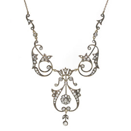 Antique Belle Epoque Diamond Necklace