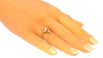 Antique Belle Époque Diamond Pearl Ring