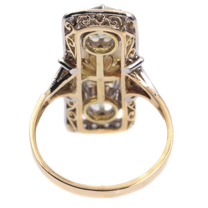 Antique Belle Époque Pearl Diamond Ring