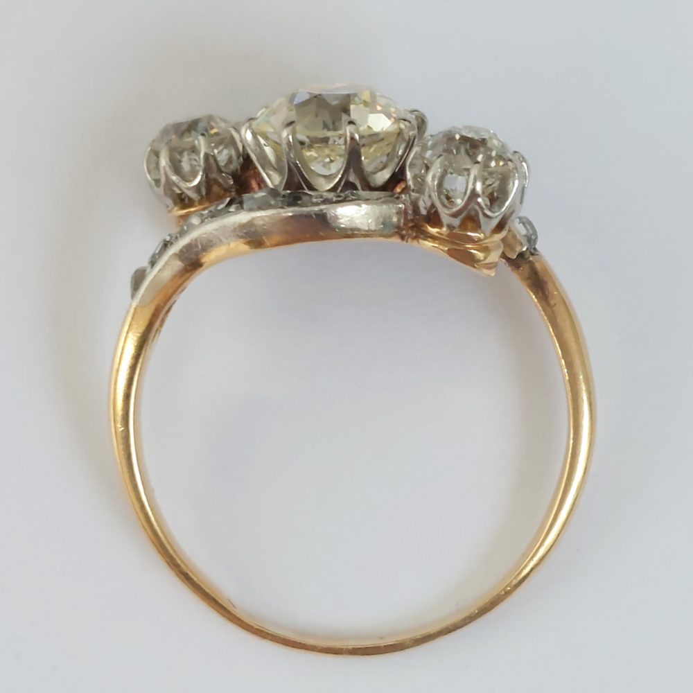 Antique Edwardian 1.40ct Old European Cut Diamond Ring