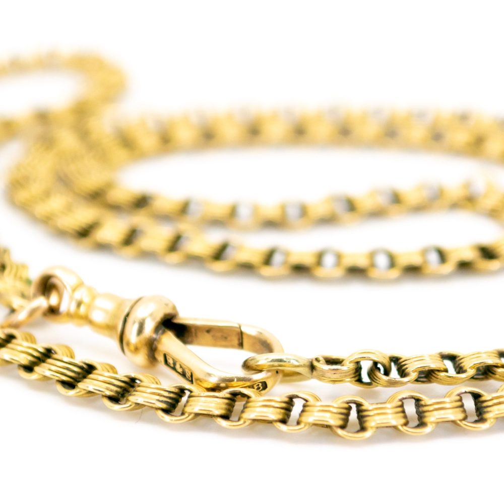 Antique Edwardian Belcher Chain Necklace
