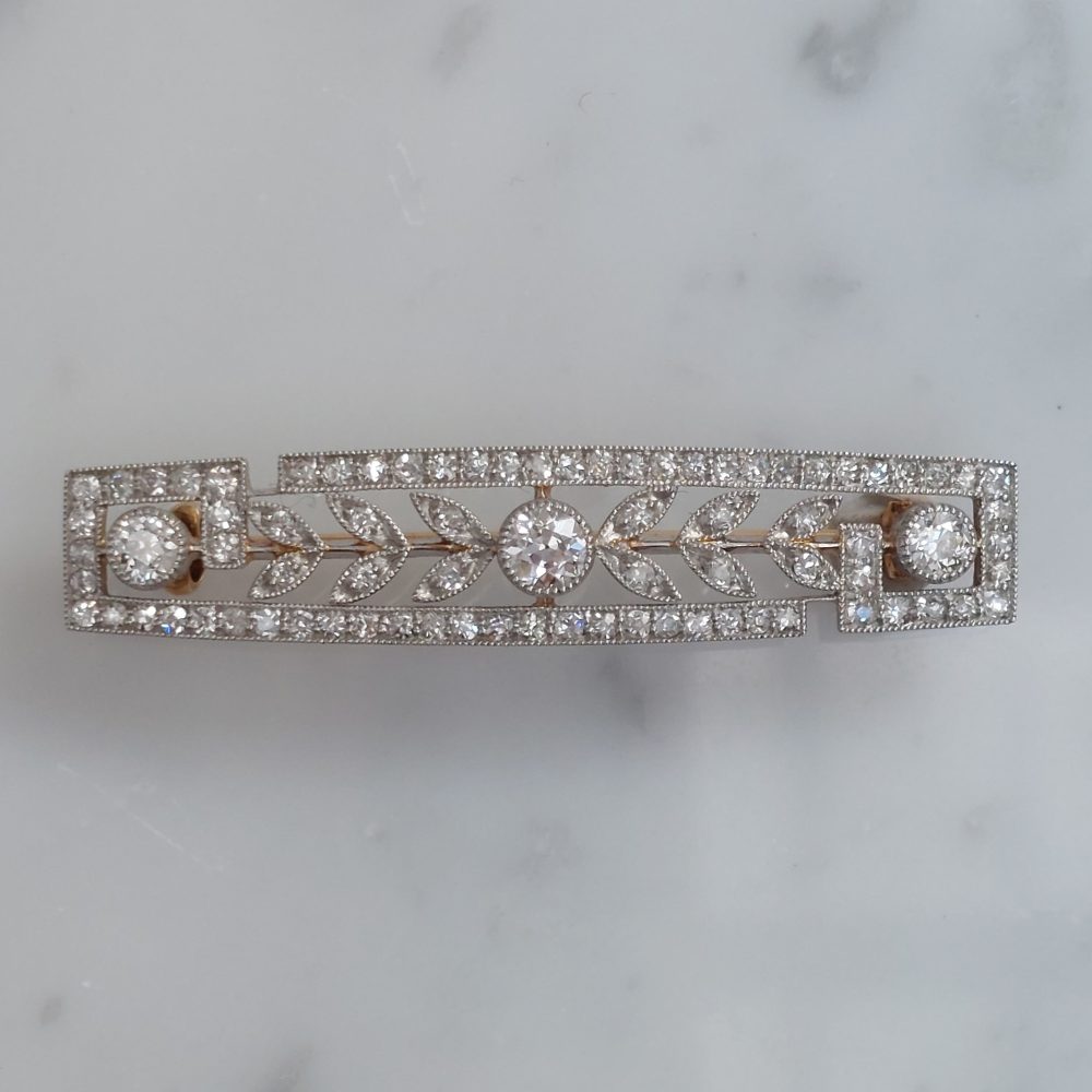 Antique Edwardian Diamond Brooch