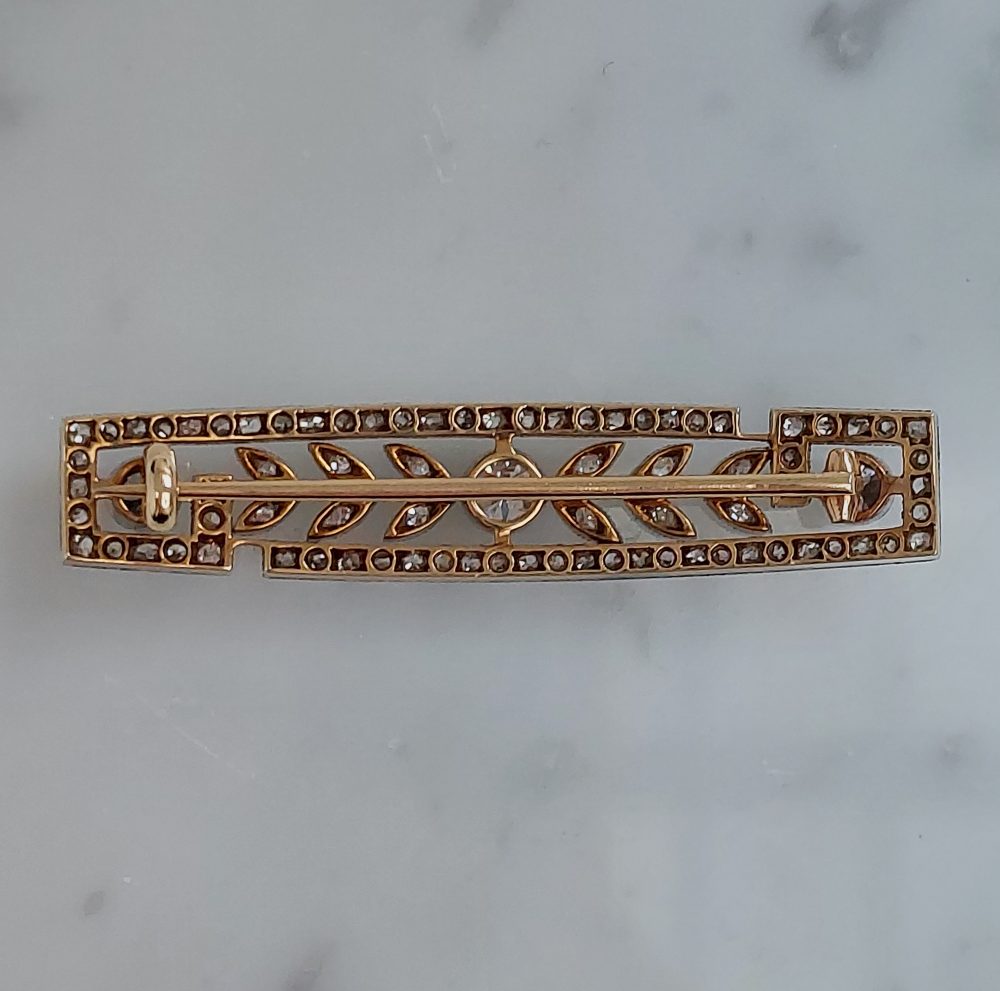 Antique Edwardian Diamond Brooch