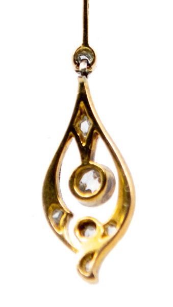 Antique Edwardian Diamond Set Bow Necklet BB6